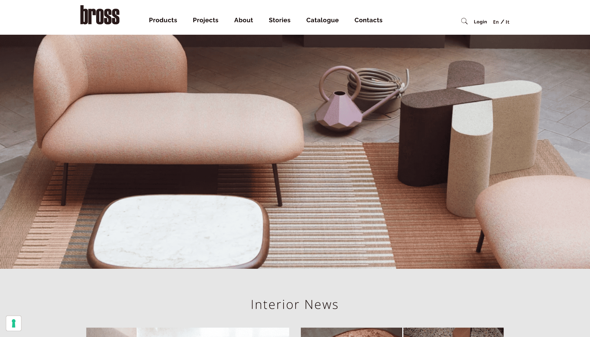 Sito web Bross Italy — Arredamento