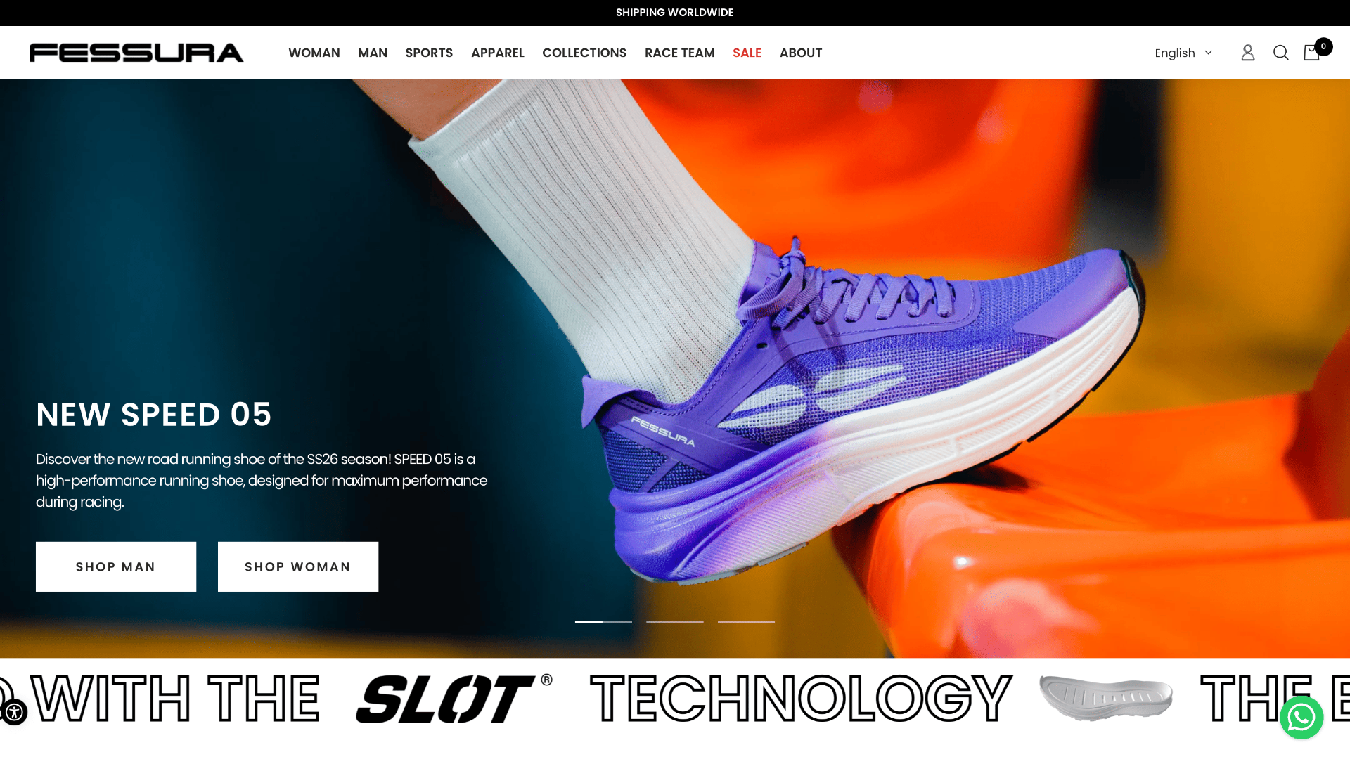 Sito web Fessura — Fashion